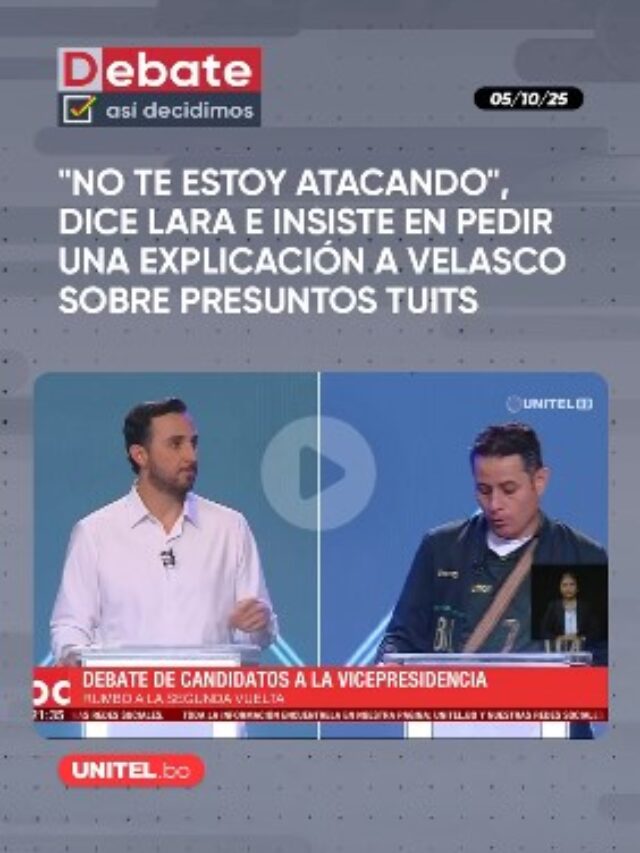Lara: No te estoy atacando