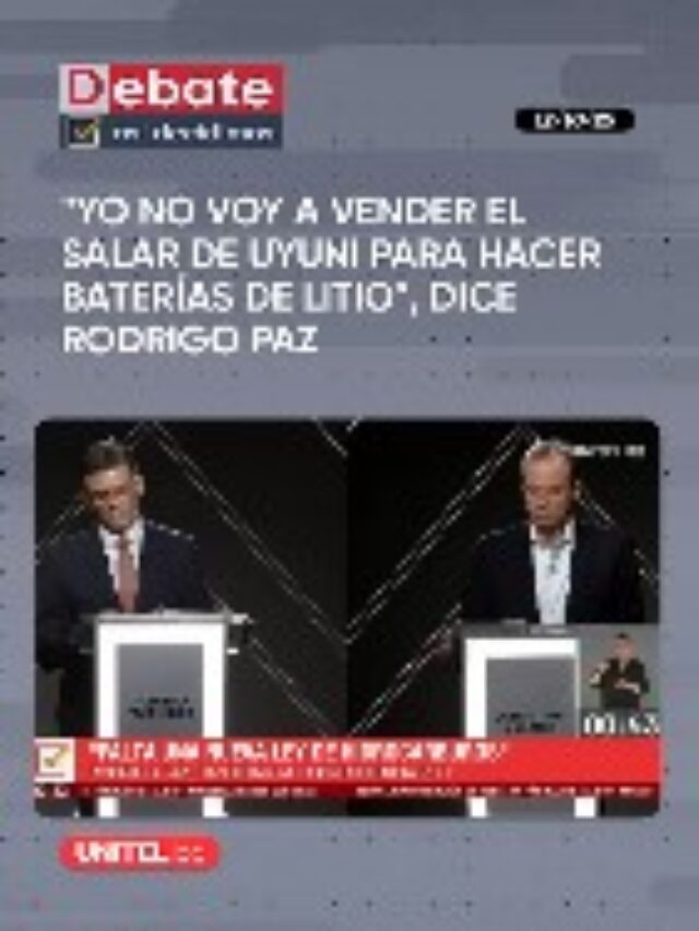 PAZ: Yo no voy a vender el Salar de Uyuni para hacer baterias de Litio