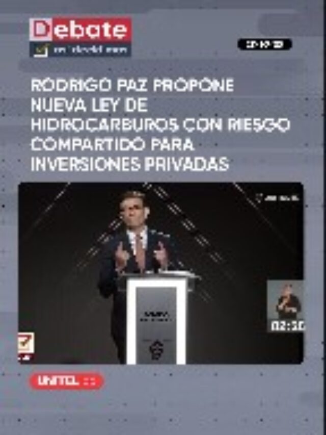 PAZ propone nueva Ley de Hidrocarburos con riesgo compartido para Inversiones Privadas