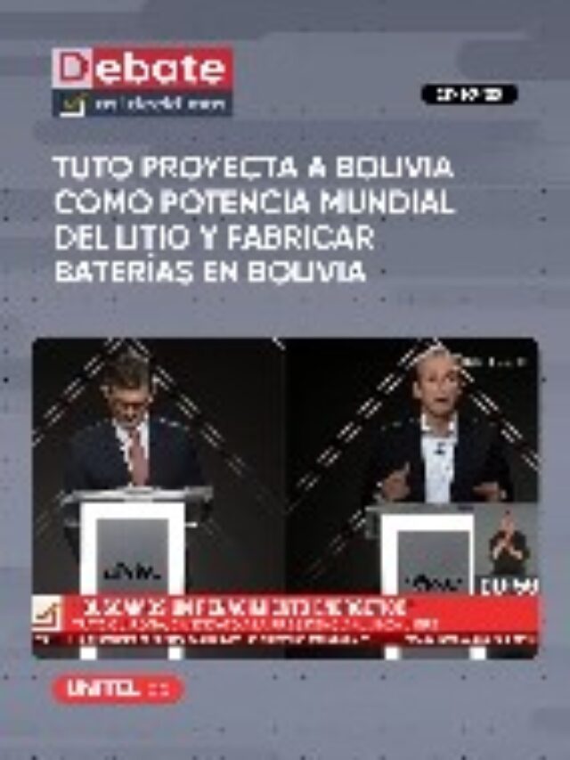 TUTO: Proyectaremos a Bolivia como Potencia Mundial del Litio