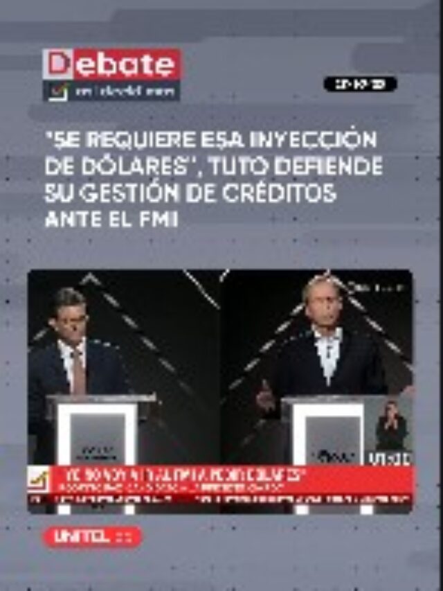 TUTO: Se requiere esa inyección de dólares, Tuto defiende su Gestión de Créditos ante el FMI