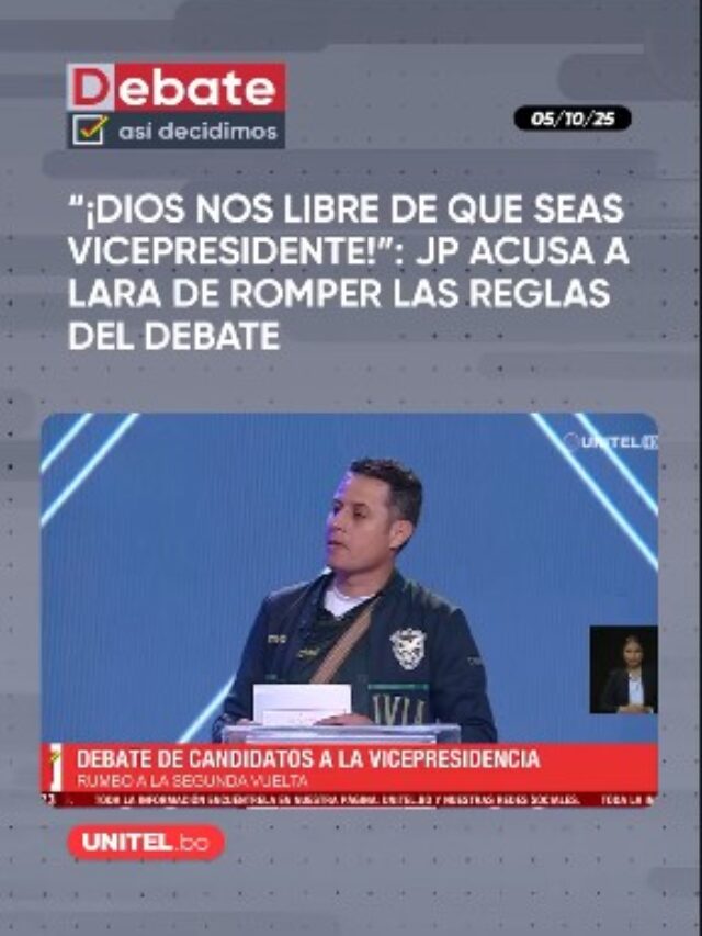JP acusa a Lara de romper las Reglas del Debate