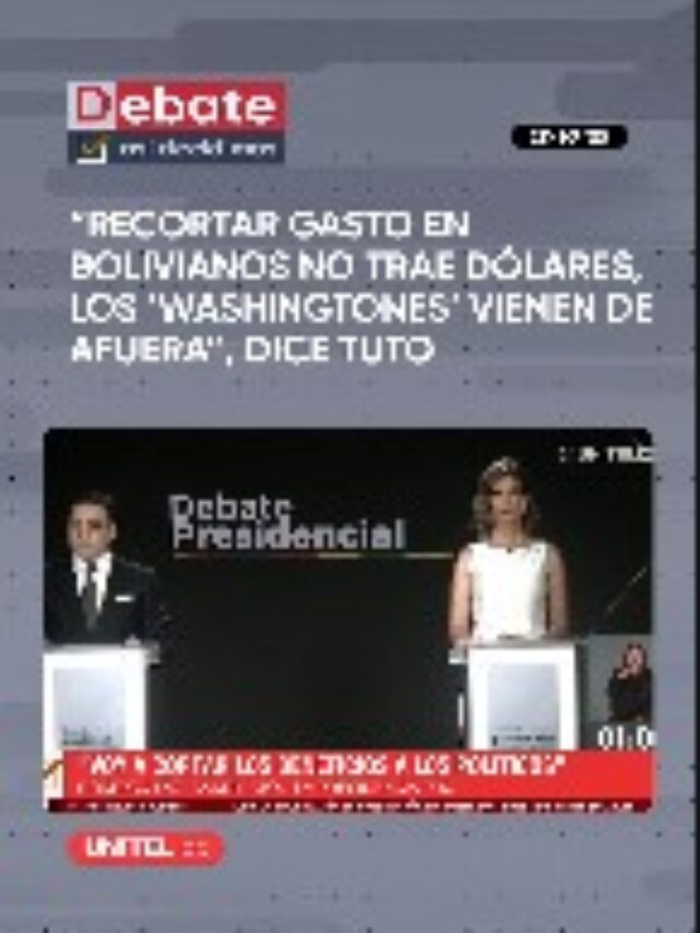 TUTO: Recortar gastos en Bolivianos, no trae Dólares