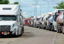 Diésel: Caneb paraliza 65% de camiones de carga de exportación