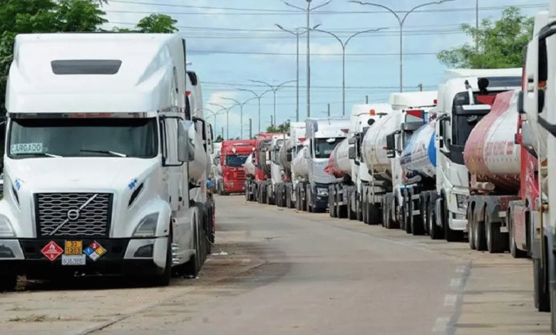 Diésel: Caneb paraliza 65% de camiones de carga de exportación