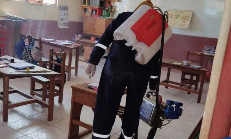 Alcaldía de Potosí desinfectará 97 escuelas desde este lunes