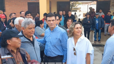 Tarija: Rodrigo Paz acompaña a su padre a votar