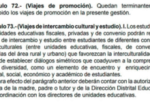 Viajes de estudio deben adecuarse a la norma y son hasta octubre