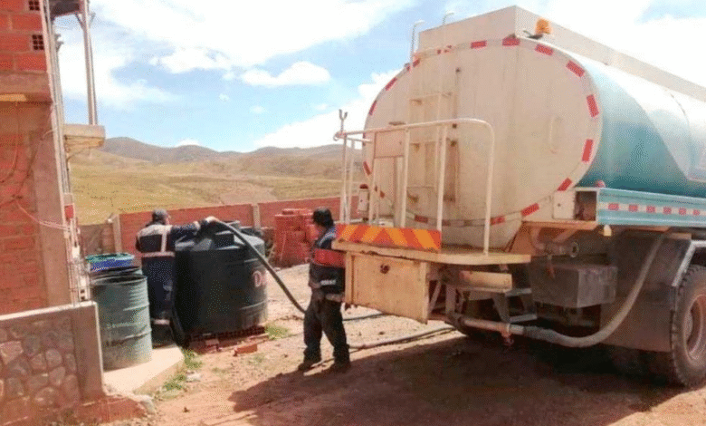 Emergencia: Cuatro municipios de Potosí sin agua para consumo