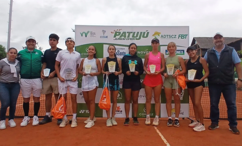 Patujú Junior Open: Bolivia conquista siete títulos en tenis