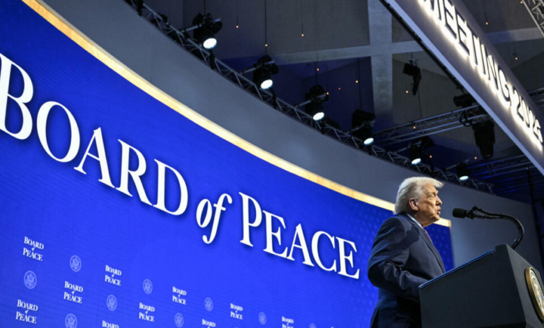 Trump firma en Davos el acta de su nuevo Consejo de Paz