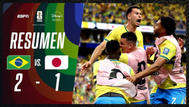 Brasil (2) VS. (1) Japon (Resumen)