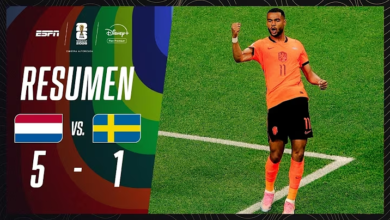 Holanda (3) VS. (0) Suecia(Resumen)