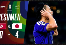Tunez (0) VS. (4) Japon (Resumen)