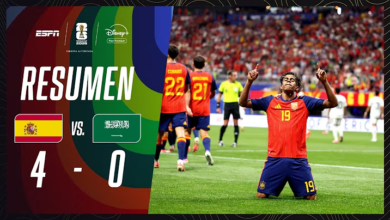 España (4) VS. (0) Arabia Saudi (Resumen)