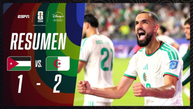 Jordania (1) VS. (2) Argelia (Resumen)