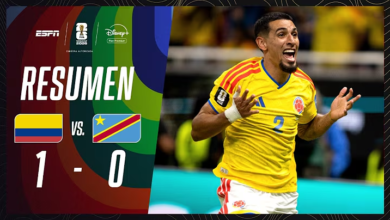 Colombia (1) VS. (0) R.D. del Congo (Resumen)