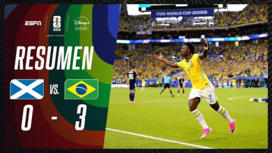 Escocia (0) VS. (3) Brasil (Resumen)
