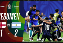 Inglaterra (1) VS. (2) Argentina (Resumen)