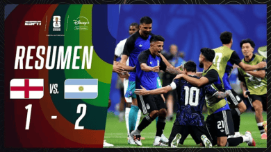 Inglaterra (1) VS. (2) Argentina (Resumen)