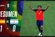 España (1) VS. (0) Argentina (Resumen)