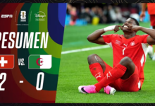 Suiza (2) VS. (0) Argelia (Resumen)