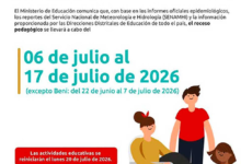 Potosí inicia el descanso pedagógico del 6 al 17 de julio