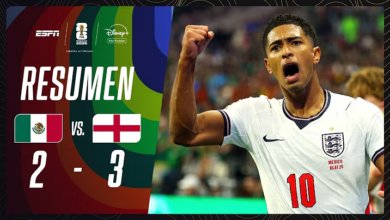 Mexico (2) VS. (3) Inglaterra (Resumen)