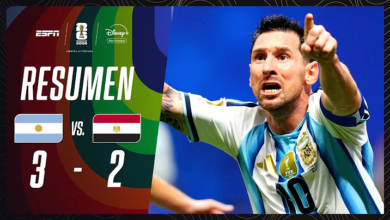Argentina (3) VS. Egipto (2) (Resumen)