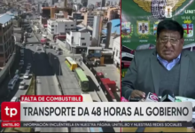 Choferes exigen reunirse en 48 horas con el Gobierno y YPFB