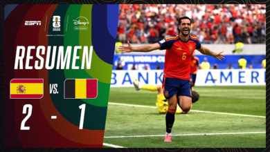 España (2) VS. (1) Belgica (Resumen)