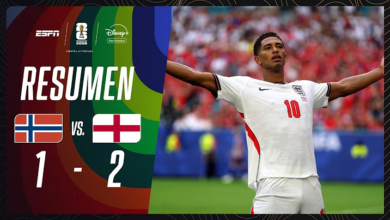 Noruega (1) VS. (2) Inglaterra (Resumen)