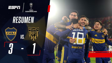 Boca Juniors (3) VS. (1) Recoleta / Resumen del Partido