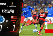 Cruzeiro (1) VS. (1) Flamengo (Resumen)