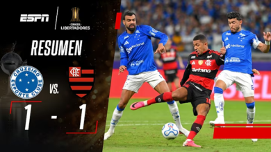 Cruzeiro (1) VS. (1) Flamengo (Resumen)