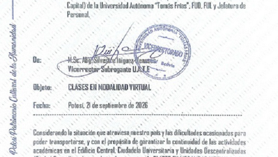Desde hoy: La UATF dispone clases virtuales ante el paro del transporte urbano
