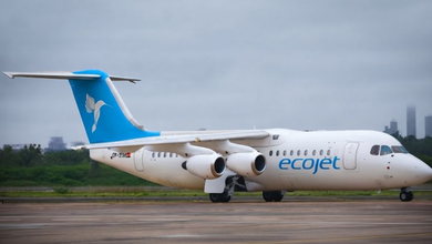 Ecojet unirá Viru Viru y Potosí con nueva aeronave