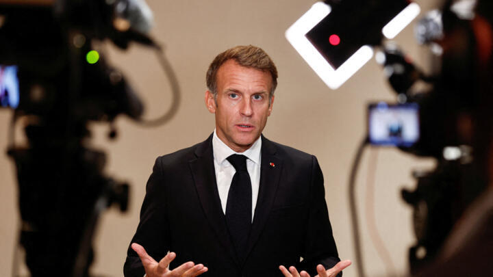 Francia: Macron tilda de estúpidos dichos de Trump y Netanyahu