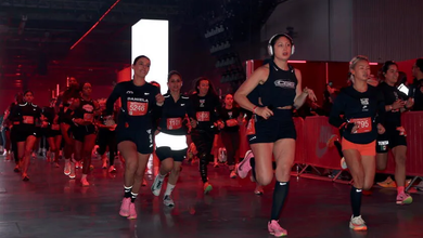 Leslie Santos desafía medio maratón de Nike en Los Ángeles