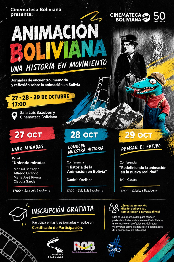 La Paz: Cinemateca Boliviana presentará el ciclo de animación digital