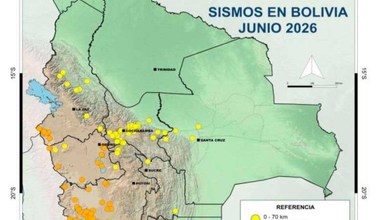 Registran sismo de 4,1 en la provincia Enrique Baldivieso